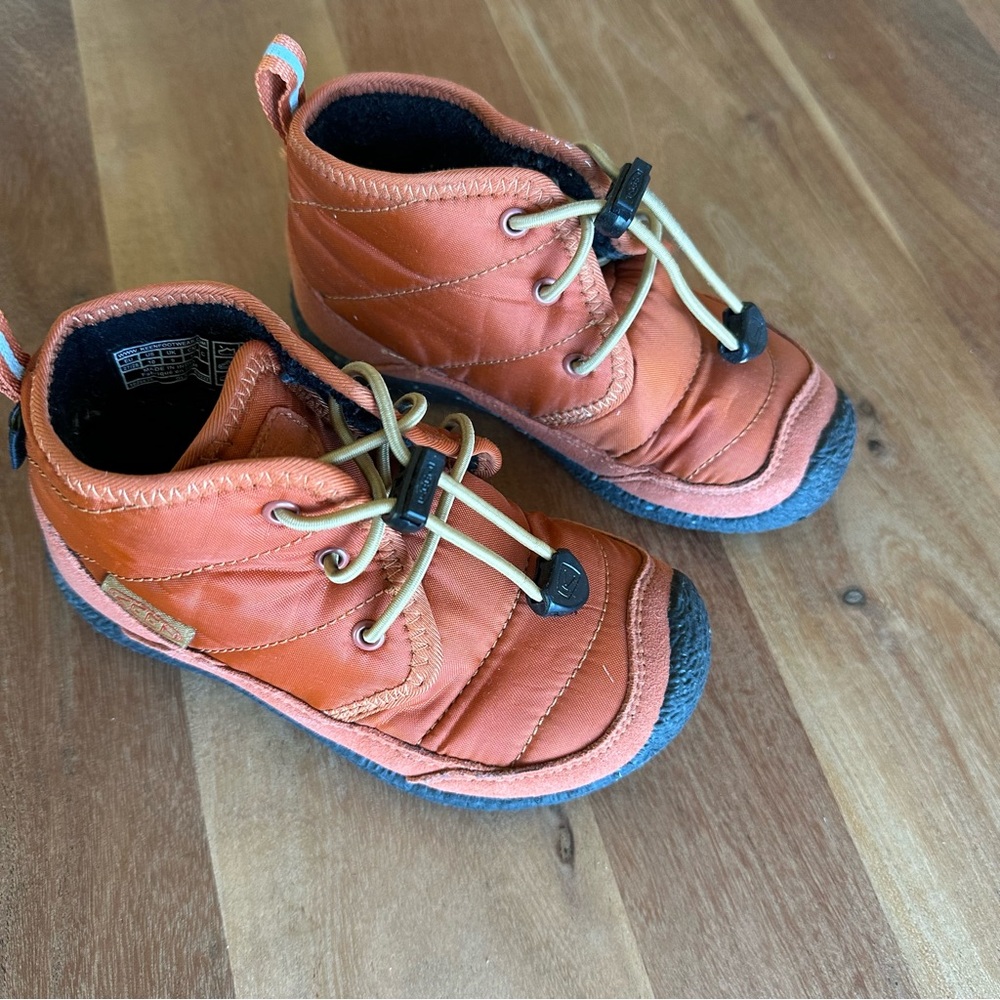 Keen Orange Boots Durable Outdoor Footwear